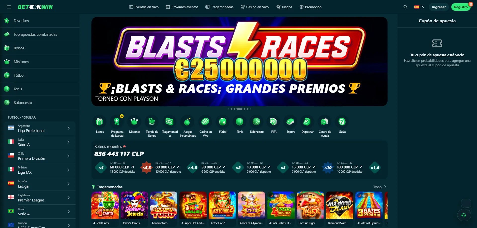 M&eacute;todos de pago en BetonWin Casino &mdash; criptomonedas y transferencias bancarias
